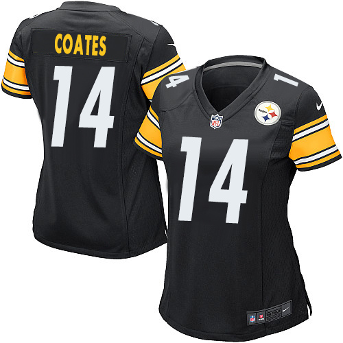 Women's Game Sammie Coates Nike Jersey Black Home - #14 NFL Pittsburgh Steelers